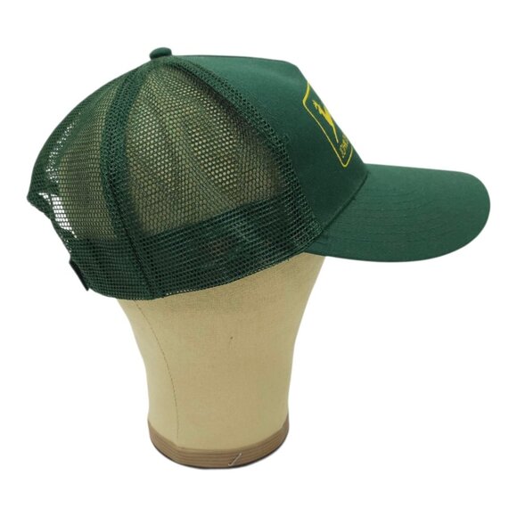John Deere Mesh Strapback Cap Trucker Baseball Hat Nothing Runs Like A Deere - Picture 10 of 14